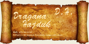 Dragana Hajduk vizit kartica